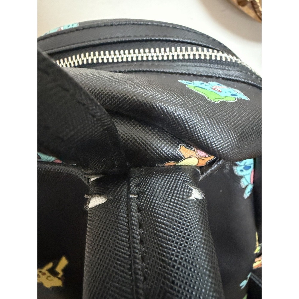 Loungefly Pokémon Mini Backpack Pikachu Bulbasaur Charmander Squirtle READ - Picture 6 of 16